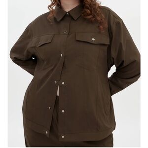 Girlfriend Tie Shacket NWT